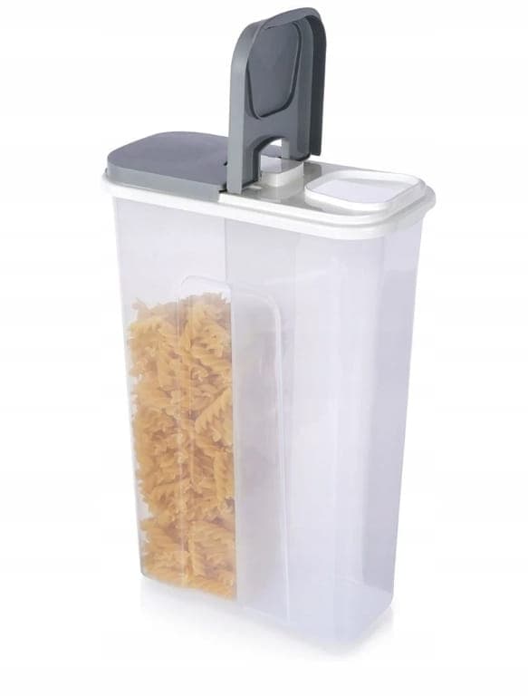Behållare för lösa produkter med dispenser 3,5 l 2 kammare