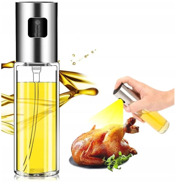 Olje- och vinägerdispenser 100 ml kök transparent