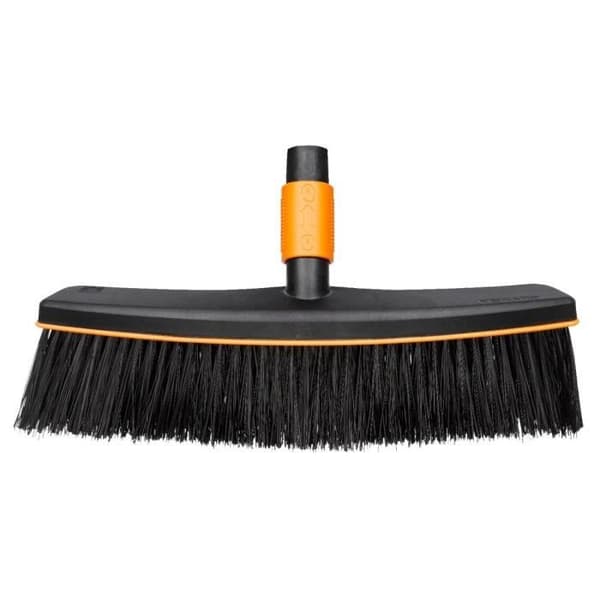 Fjädermopp för uteplatser - FISKARS - Quikfit™ - 38 cm - Syntetiska borstar - Rundad form