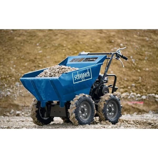 Mini-transportör tippvagn - SCHEPPACH - DP3000 - 6.5HK - 300 kg - Terränggående
