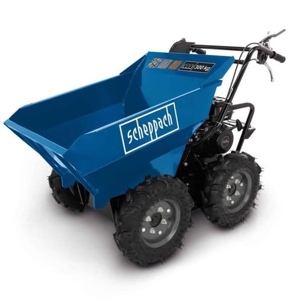 Mini-transportör tippvagn - SCHEPPACH - DP3000 - 6.5HK - 300 kg - Terränggående