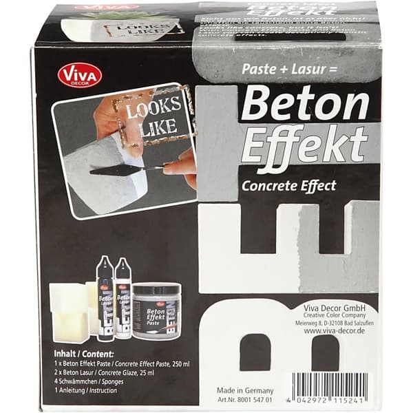 Betongpasta Grå - Betong och Cement Effekt - Viva Decor