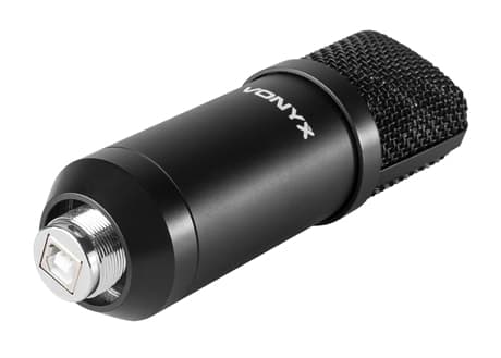 Vonyx CMTS300 USB Studio Kondensator mikrofon, svart