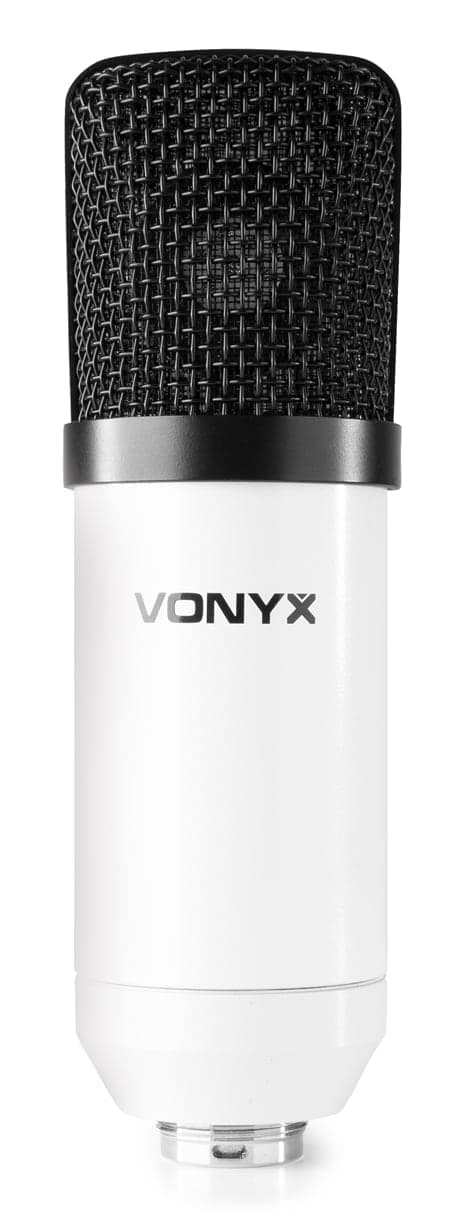 Vonyx CMS300W Studio kondensator mikrofon set,  USB, vit