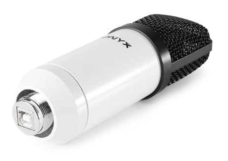 Vonyx CMS300W Studio kondensator mikrofon set,  USB, vit