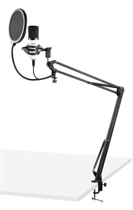 Vonyx CMS300W Studio kondensator mikrofon set,  USB, vit