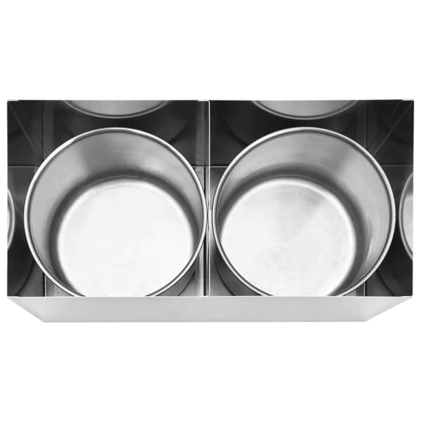 Såsbehållare - Living Dressingbehållare rostfritt stål 2 x 3,5 L