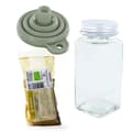 Miniatyrbild 1 av 4: Pulverig kryddflaska + tratt + mild curry 50 g