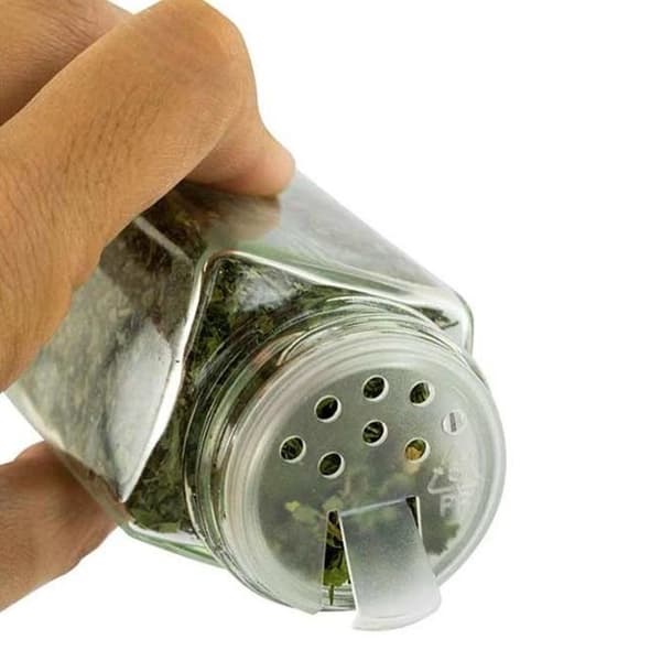 Kryddflaska - AROMANDISE - Ekologisk timjan 20 g - Glas - Silikontratt - Modern design