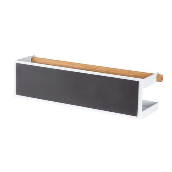 Kryddställ - Wenko - Magna - Väggmontering utan borrning - Metall - Vit - L 32 cm