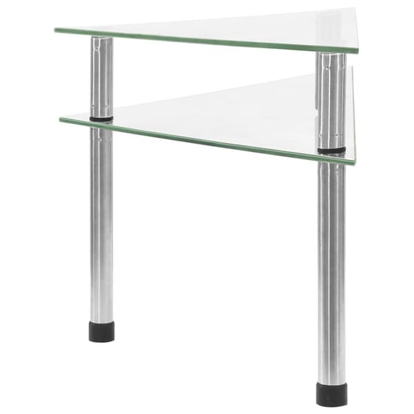 vidaXL køkkenreol 49,5x35x19 cm hærdet glas transparent -  Krydderihylder