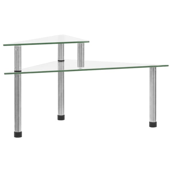 vidaXL Kökshylla transparent 49,5x35x19 cm härdat glas -  Kryddorganiserare