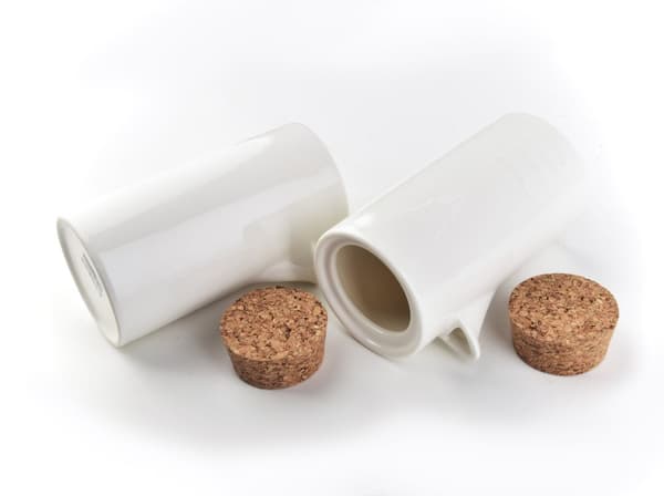 MODERN LIFE Olivolja och vinäger kapacitet 2x0,2L vit