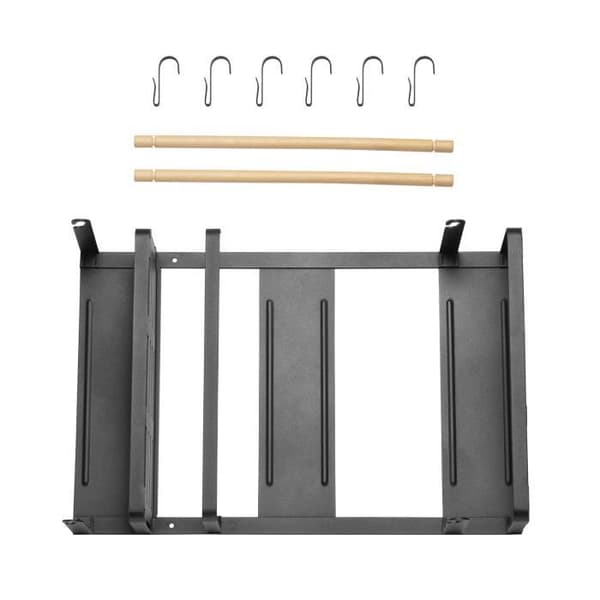 Magnetisk hylla för Maclean kyl/tvättmaskin, svart, max 12 kg, MC-910