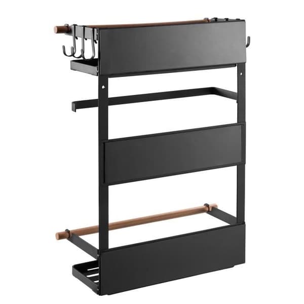 Magnetisk hylla för Maclean kyl/tvättmaskin, svart, max 12 kg, MC-910