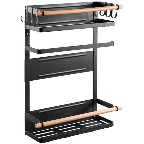 Magnetisk hylla för Maclean kyl/tvättmaskin, svart, max 12 kg, MC-910