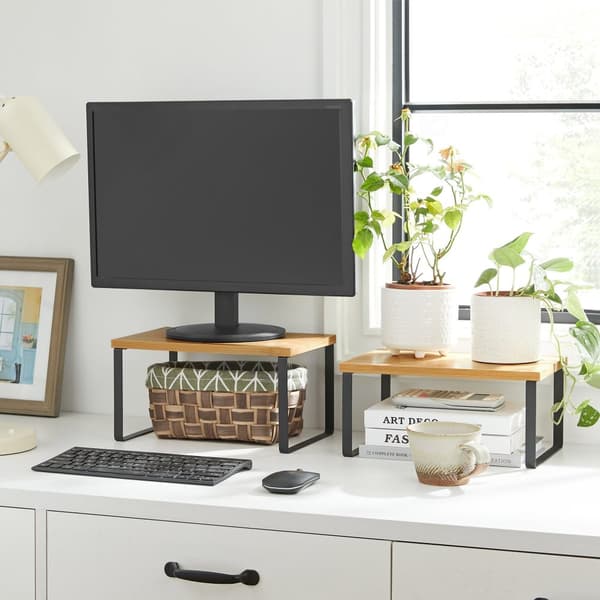 Herb Rack - Sæt med 2 - KitchenPlank - Kitchen Organizer - Natural / Black