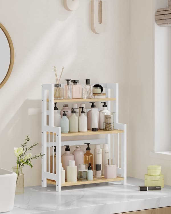 Örtställ med 3 nivåer för Natural Oak Worktop