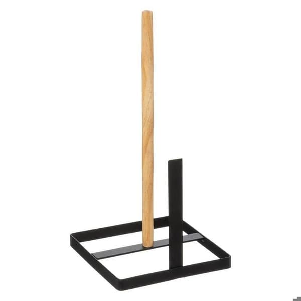 Pappershandduksställ - FIVE - Modern Färg - Metall - Trä - Svart - 30 cm
