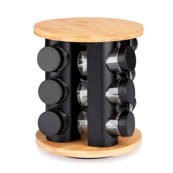 ROTERENDE KRYDDERYKKE 12 BEHOLDERE E-8252