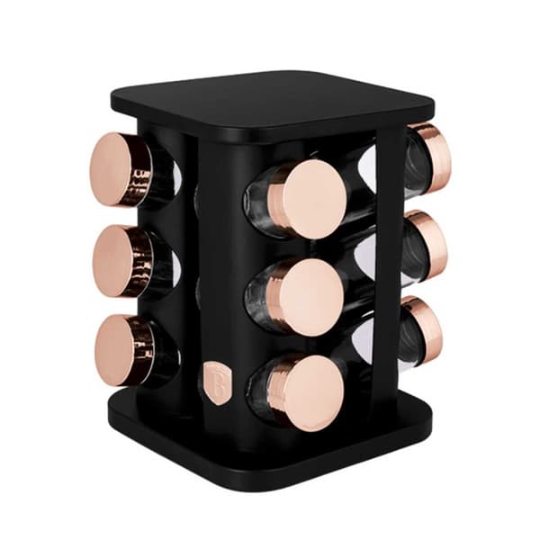 BERLINGER HAUS BH-8559 BLACK ROSE ROTERENDE KRYDDERESTOL 12 BEHOLDERE