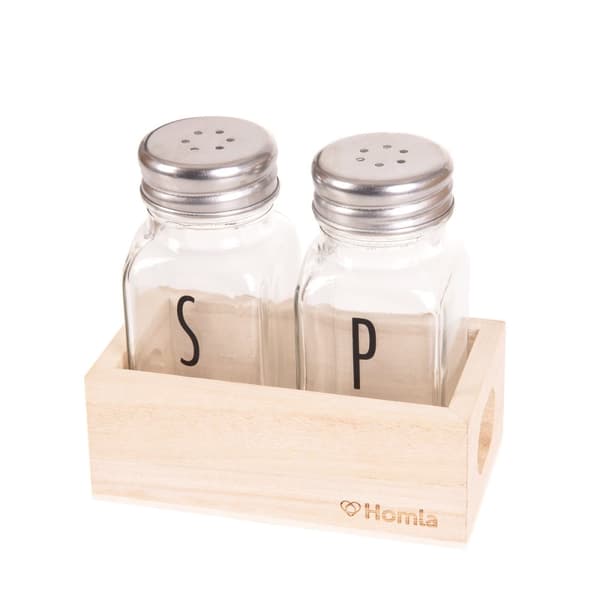 Ställ in | VOSCARI | salt och peppar shakers | 10 cm | 844114