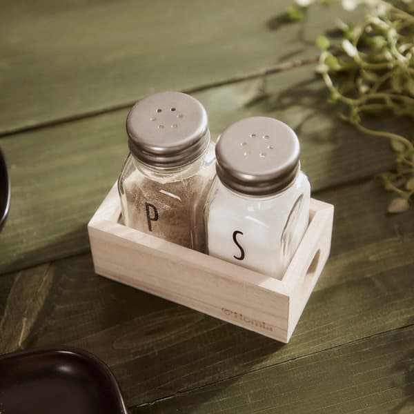 Ställ in | VOSCARI | salt och peppar shakers | 10 cm | 844114