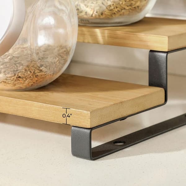 Krydderi Rack, SONGMICS, 32x24x11 cm, Natur-Sort
