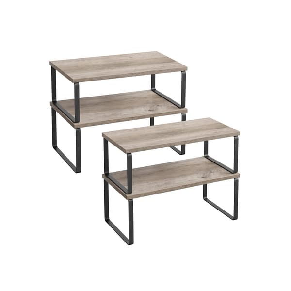 Ört rackuppsättning av 4 - metallram - 19,5 × 39,7 × 15,8 cm