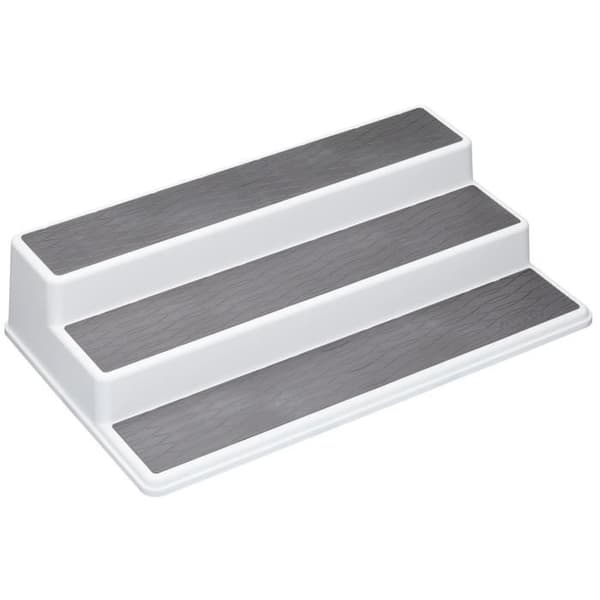 Livstid halkfritt köksskåp 38 x 22,5 x 8,5 cm vit/grå