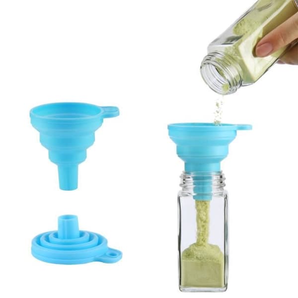 20ml Kryddburkar Glas Set med 24 med Sil Etiketter Borste Tratt