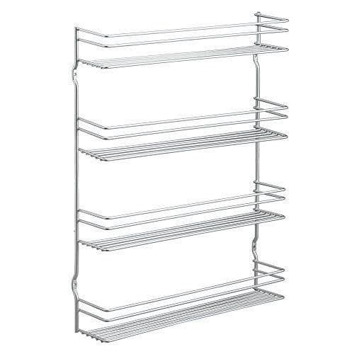 Metaltex Pepito Kryddställ med 4 våningar rostfritt stål Silver 36 x 8 x 38 cm - 364634039