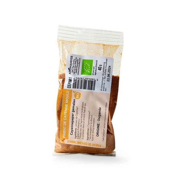 Ekologisk malen cayennepeppar - 40 g