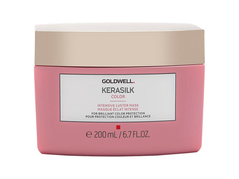 Goldwell Kerasilk Intensive Luster Mask 200ml, Kvinder, Farvet hår, Sort, Blond, Brun, Kastanje, Grå, Rød, Hvid, 200 ml, Farvebeskyttet, Fugte, Glans