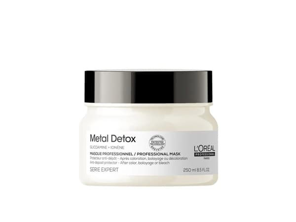 L`Oreal Professionnel Expert Metal Detox Series Hair Mask, hår efter färgning/blekning/balayage, 250ml