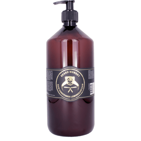 Beard Monkey Beard Monkey Hair Conditioner Lemongrass 1000ml - Normalt & Glansigt