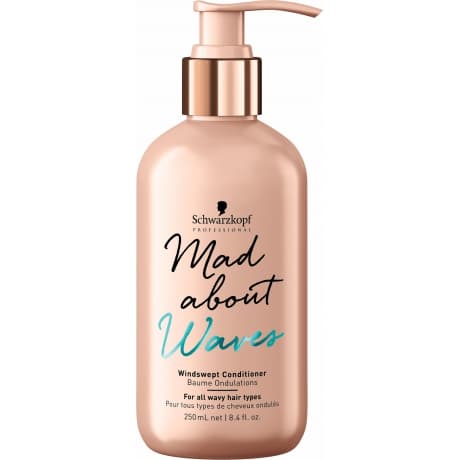 Schwarzkopf Schwarzkopf Mad About Waves Windswept Cond 250ml - Fint & Volym