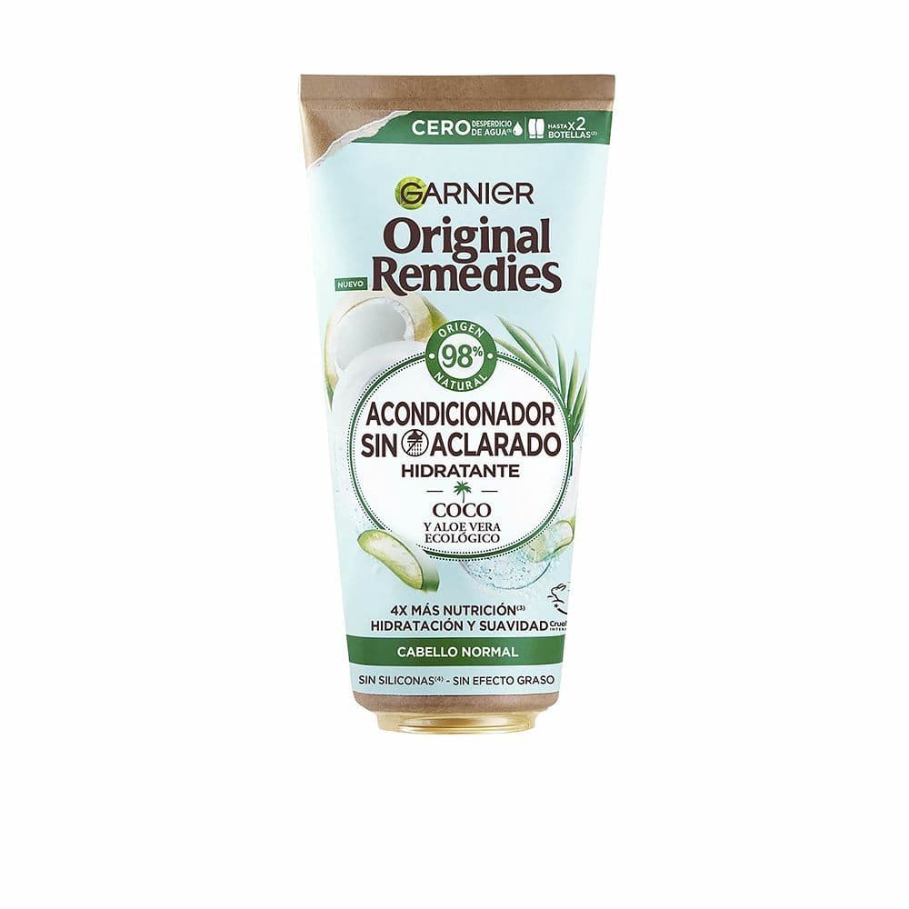 Icke-glansgörande balsam Garnier Original Remedies Kokosnöt Aloe Vera Fuktgivande (200 ml)