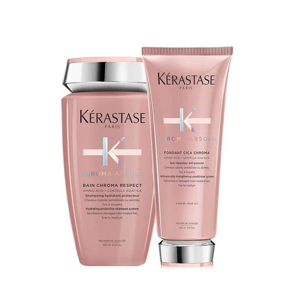 Kerastase Kérastase Chroma Absolu Bain Chroma Respect Duo Paket - Färgat
