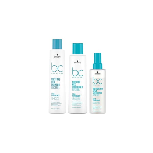 Schwarzkopf Schwarzkopf BC Bonacure Moisture Kick Trio Spray 200ml - Fett & Djuprengörande