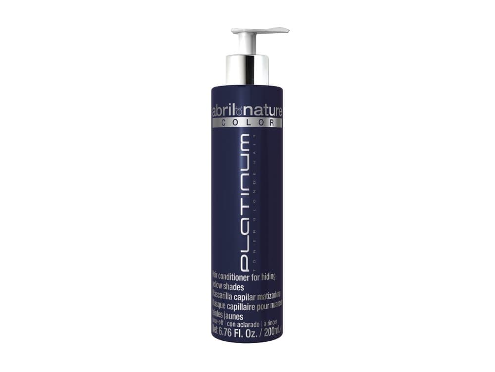 abril et nature Platinum Toner Blonde Hair, Kvinna, Blont hår, Blond, 200 ml, Skydd för färgat hår, Reparation, Pumpflaska