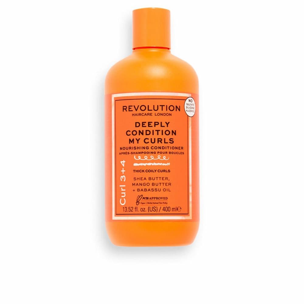 Næringsgivende Balsam Revolution Hair Care London Deeply Condition My Curls Merkede og definerte krøller (400 ml)