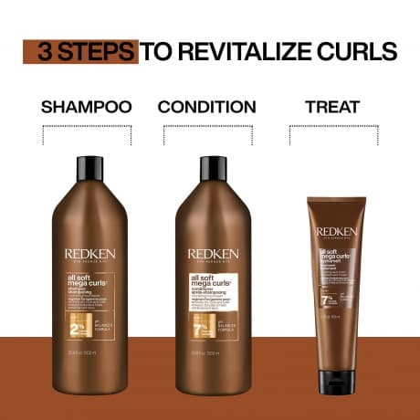 Redken All Soft Mega Curls Conditioner 1000ml - Lockigt & Permanentat