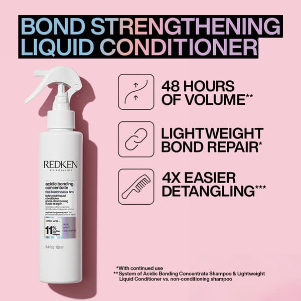 Redken Acidic Bonding Concentrate Lightweight Liquid Conditioner 190ml - Skadat & Behandlat