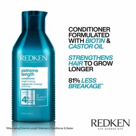 Redken Extreme Length Conditioner 300ml - Normalt & Glansigt
