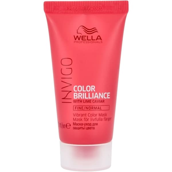 Wella Professionals Invigo Wella Care Brilliance Mask Fine Normal 30 ml - Färgat