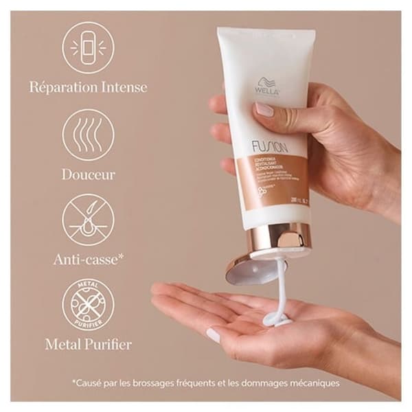 Wella Fusion - Intense Repair Conditioner ger näring och reparerar skadat hår 1 liter balsam