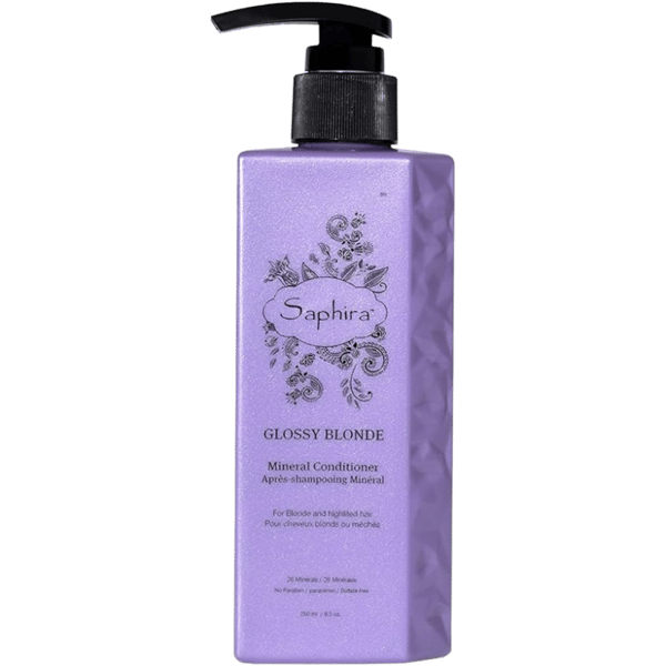 Saphira Glossy Blonde Mineral Conditioner 250ml - Blont & Silver