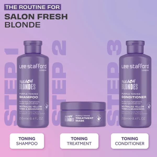 Lee Stafford Lee Stafford Bleach Blondes Purple Toning Treatment Mask