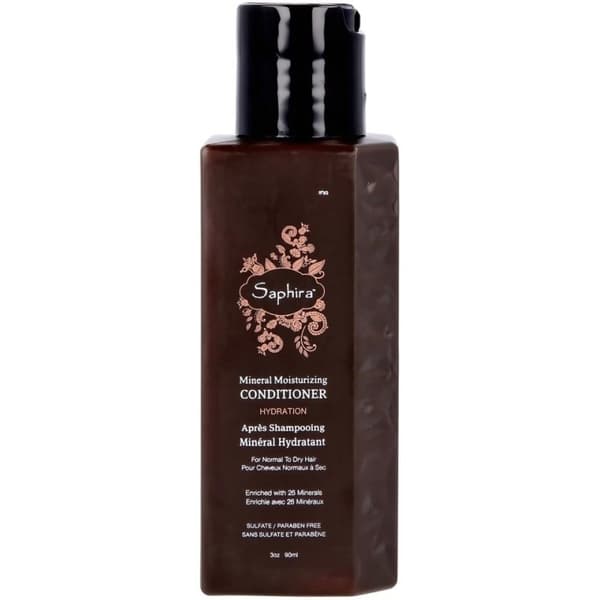 Saphira Mineral Moisturizing Conditioner 90ml - Normalt & Glansigt